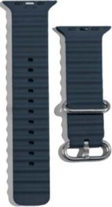 XO BT02A Marine Λουράκι Ρολογιού Σιλικόνης Universal 38/40/41mm Γκρι-Μπλε