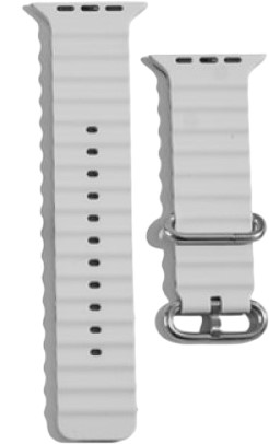XO BT02A Marine Λουράκι Ρολογιού Σιλικόνης Universal 38/40/41mm Γκρι
