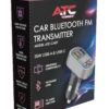 ATC-CA07 Μεταδότης FM Αυτοκινήτου με 2 Θύρες USB-A & Type-C και Υποδοχή SD 35W