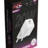 ATC-CHF1 Ultra Fast GaN Charger 20w White (Nano)