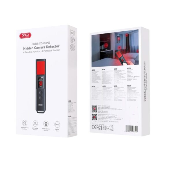 crp03xoo.jpg XO CRP03 Συσκευή Εντοπισμού Κρυφής Κάμερας με Οθόνη