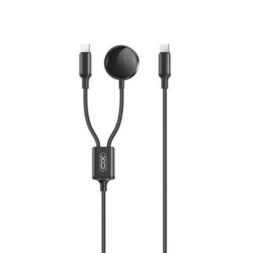 XO CX030 Type-c σε Type-c + Καλώδιο Φόρτισης Apple Ρολογιού Μαύρο