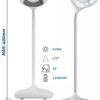 Avide LED Φωτιστικό Γραφείου Minimal Άσπρο 4W