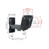 e130b-barkan-13-29-_0002281.jpeg Βάση Τηλεόρασης Τοίχου E130.B Barkan 13" - 29" με Βραχίονα και Κλίση