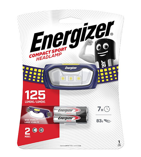 e301528402.jpg ENERGIZER Compact Sport Headlight 125lm incl. 2xAAA