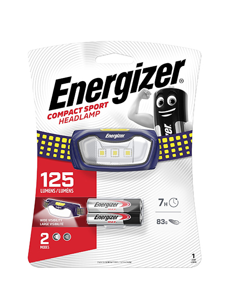 e301528402.jpg ENERGIZER Compact Sport Headlight 125lm incl. 2xAAA