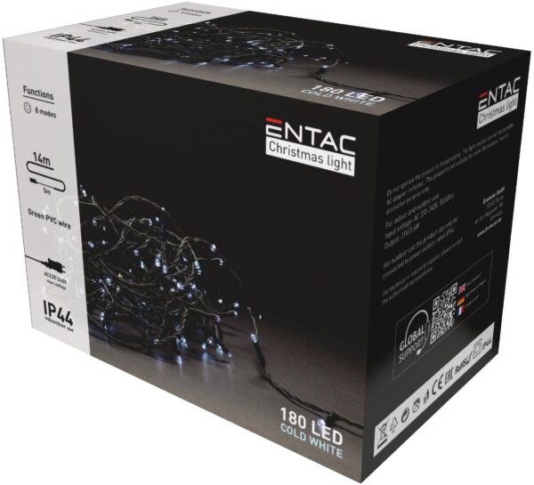 ecl-180-cw_entac-karacsonyi-ip44-180-led-fuzer-cw-14m.jpg Entac Χριστουγεννιάτικα Λαμπάκια IP44 180 LED Ψυχρό 14m