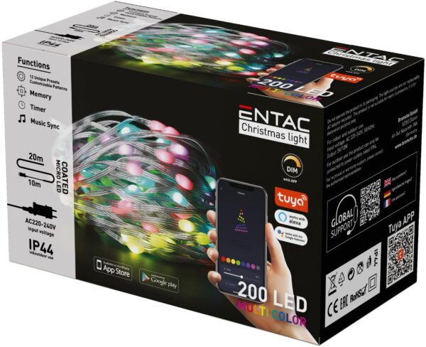 ecl-m200-ty-mc_entac-karacsonyi-ip44-200-led-fuzer-mc-tuya-app.jpg Entac Χριστουγεννιάτικα Λαμπάκια IP44 200 LED Σύρμα Πολύχρωμα Tuya APP