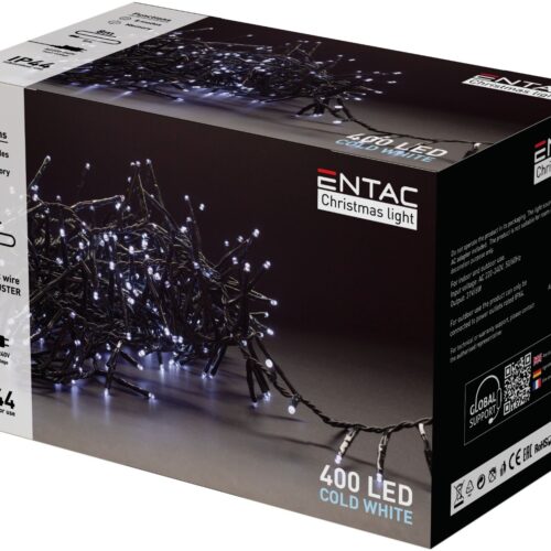 ecl-m400-cw_entac-karacsonyi-ip44-400-led-furtos-fenysor-cw-8m.jpg Entac Χριστουγεννιάτικα Λαμπάκια IP44 400 LED Ψείρες Ψυχρό 8m