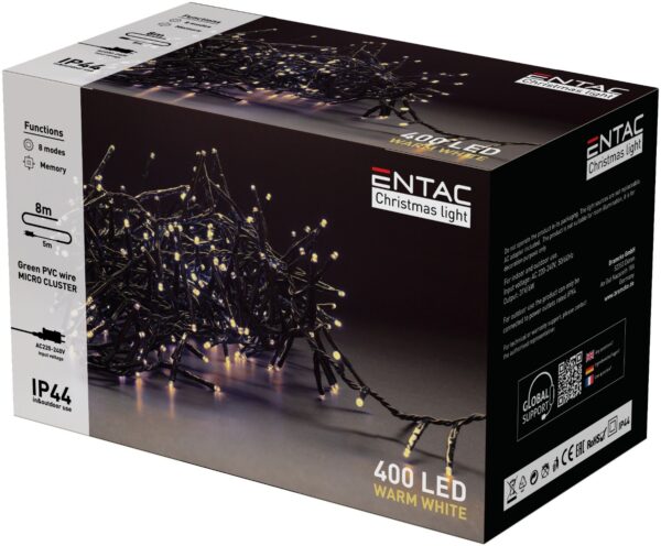 ecl-m400-ww_entac-karacsonyi-ip44-400-led-furtos-fenysor-ww-8m_1_.jpg Entac Χριστουγεννιάτικα Λαμπάκια IP44 400 LED Ψείρες Πολύχρωμα 8m