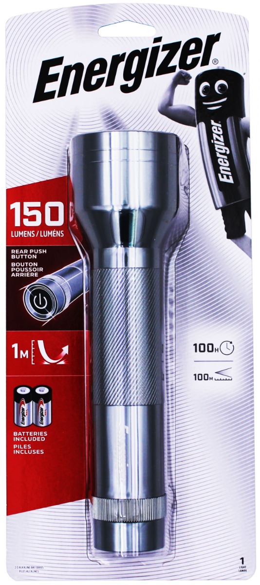 energizer-300696001-metal-led-incl-2xd.jpg Flashlight ENERGIZER Metal LED 2x D