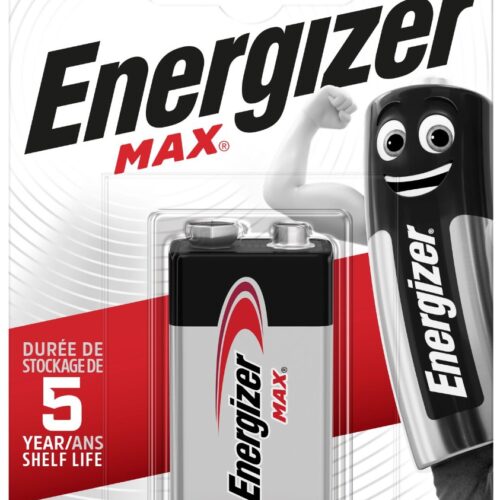 energizer-max-6lr61-9v-bl1.jpg Energizer Max Alkaline Μπαταρία 9V (1 τμχ)