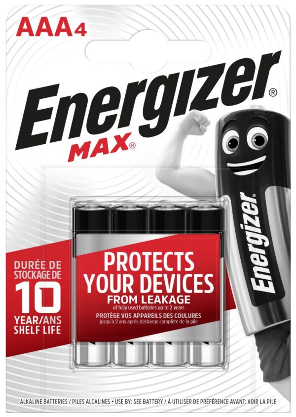 Energizer Max Alkaline Μπαταρία AAA (4 τμχ)