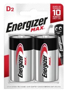 Energizer Max Alkaline Μπαταρία D (2 τμχ)
