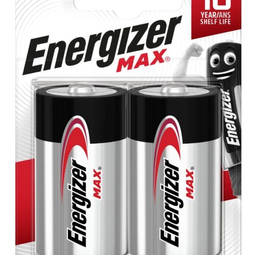 energizer-max-lr20-d-bl2.jpg Energizer Max Alkaline Μπαταρία D (2 τμχ)