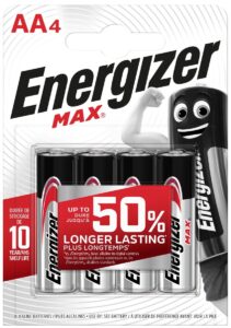 Energizer Max Alkaline Μπαταρία AA (4 τμχ)