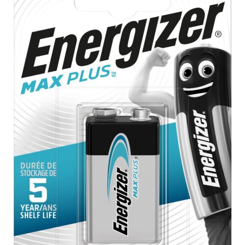energizer-max-plus-6lr61-9v-bl1.jpg Energizer Max Plus Alkaline Μπαταρία 9V (1 τμχ)