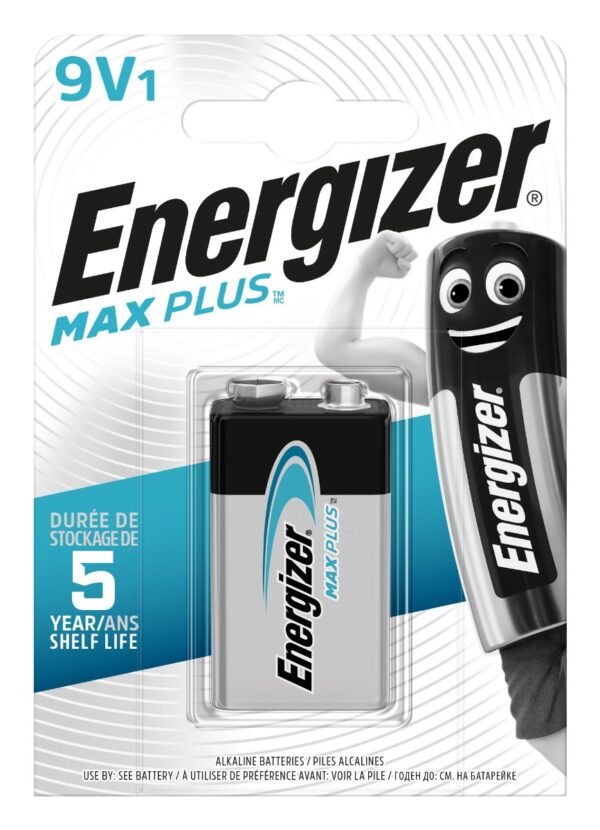 Energizer Max Plus Alkaline Μπαταρία 9V (1 τμχ)