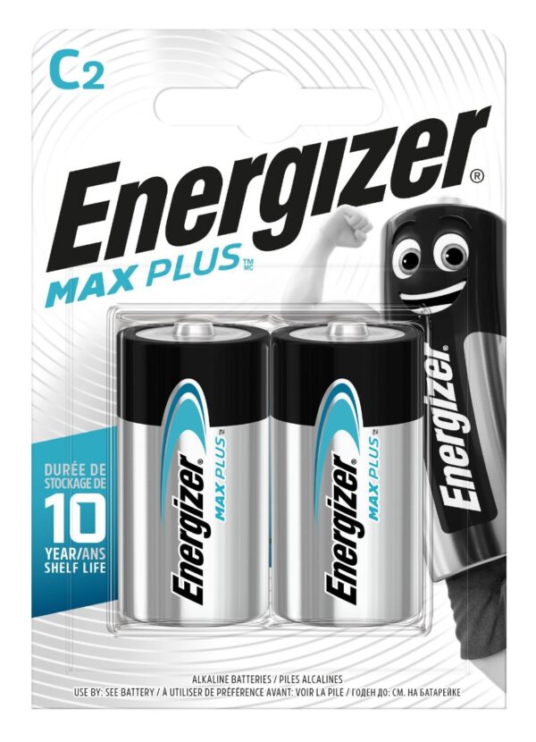 energizer-max-plus-lr14-c-bl2.jpg Energizer Max Plus Alkaline Μπαταρία C (2 τμχ)
