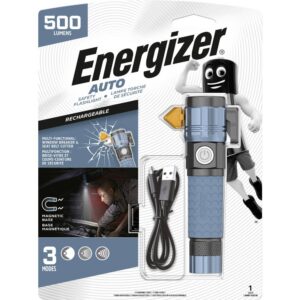 Energizer Επαναφορτιζόμενος Φακός Χειρός Αυτοκινήτου με Αξεσουάρ Προστασίας 500lm