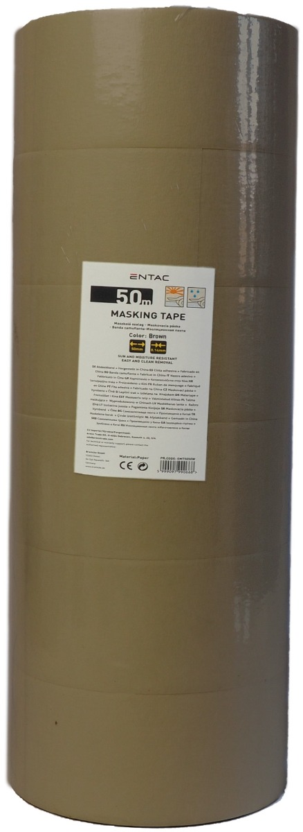Entac Packing Tape 0.045x50mm Brown 50m