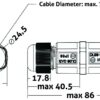 Entac Ένωση Καλωδίων 3 Φάσεων Στεγανό IP68