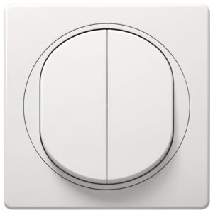 EON E6072.00 Alternative switch double, white