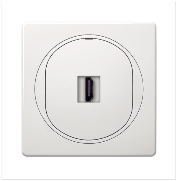 EON HDMI/HDMI socket Keystone, white