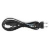 Entac Rewireable Καλώδιο 2G0.75 με Διακόπτη ON/OFF Μαύρο 2.5m