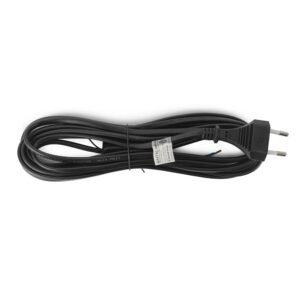 Entac Rewireable Καλώδιο 2G0.75 με Διακόπτη On/Off Μαύρο 5m