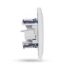 Entac Arnold Recessed wall LAN socket Cat5 White