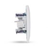 Entac Arnold Recessed wall LAN socket 2x Cat5 White