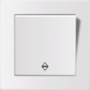 Entac 106 Arnold Recessed alternative wall switch White