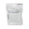 Entac 106 Arnold Recessed alternative wall switch White