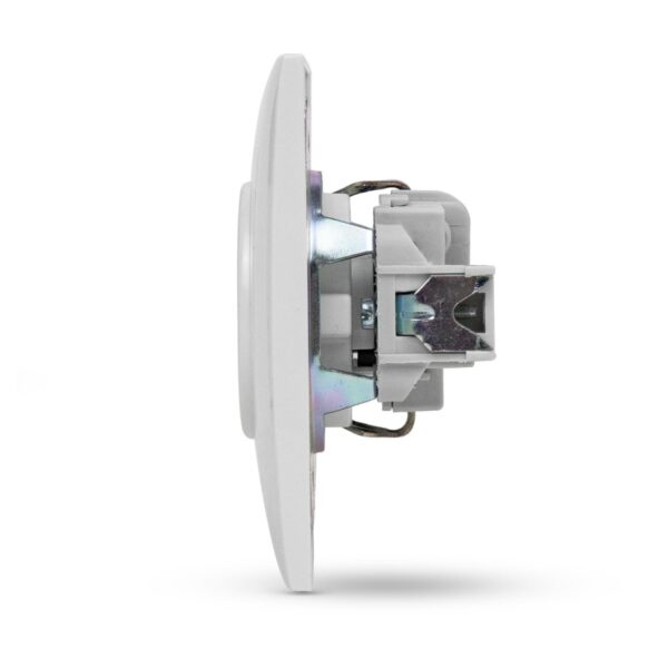 Entac Arnold Recessed wall socket earthed White