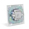 Entac 105 Arnold Recessed wall switch serial switch White