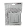 Entac 105 Arnold Recessed wall switch serial switch White