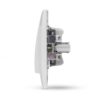Entac Arnold Recessed doorbell switch White