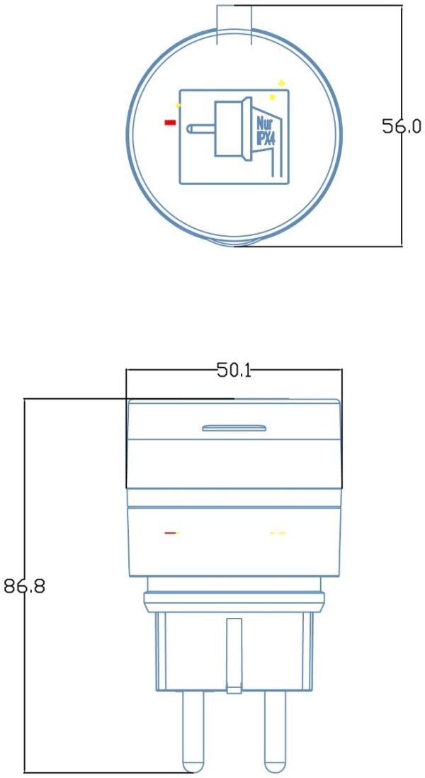Entac Outdoor WIFI Socket IP44