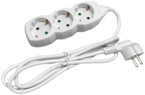 Entac Πολύπριζο 3 Θέσεων Χωρίς Διακόπτη 3x1.5mm 1.5m