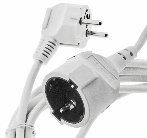 Entac Μπαλαντέζα 10m Άσπρο 3x1.5mm