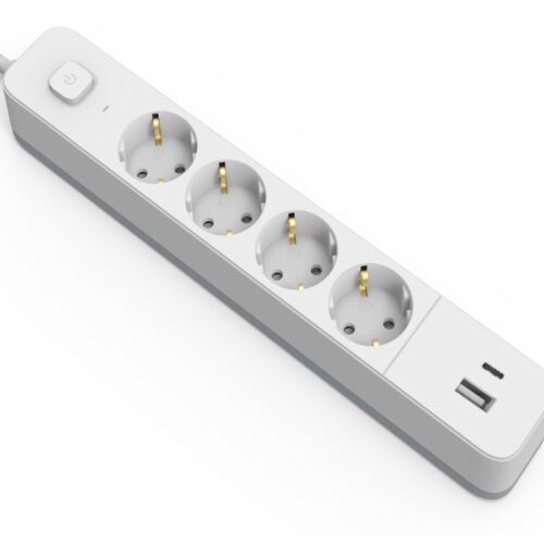 eses15g4-15-sw-1ua1uca-1xusb-c-3g15.jpg Entac Πολύπριζο 4 Θέσεων Με Διακόπτη D2 1.5m 1xUSB-A x 1xUSB-C 3G1.5