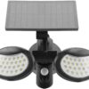 Entac Ηλιακό Φως Τοίχου 10W SMD 2 Κεφαλές με Ανιχνευτή Κίνησης