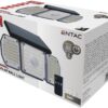Entac Ηλιακός Προβολέας Τοίχου 2.3W SMD 3 Κεφαλές Φωτοκύτταρο + Τηλεχειριστήριο