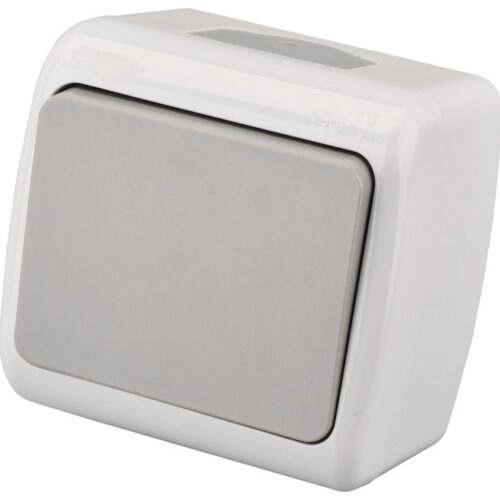 Entac 101 Stephan surface mounted wall switch single-pole IP54