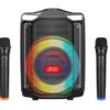XO F48 Διπλό Bluetooth Ηχείο 40W 8" RGB (με Τηλεχειριστήριο)
