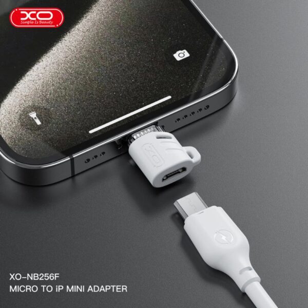 XO NB256F Αντάπτορας Micro Θηλυκό σε Lighting Αρσενικό με Κορδόνι