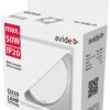 Avide GU10 Πλαίσιο Τετράγωνο Σατέν Νίκελ