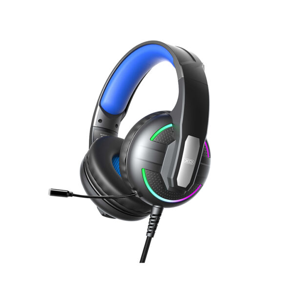 ge-09_3_4_.jpg XO GE-09 Static RGB Mic Game Ακουστικά USB+3.5 (με καλώδιο προσαρμογέα)