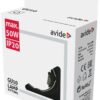 gla.jpg Avide GU10 Πλαίσιο Τετράγωνο Ανθρακί